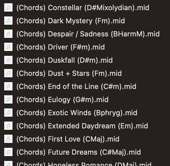 Rogue VHS Midi Chord Progression Pack (Digital Download)